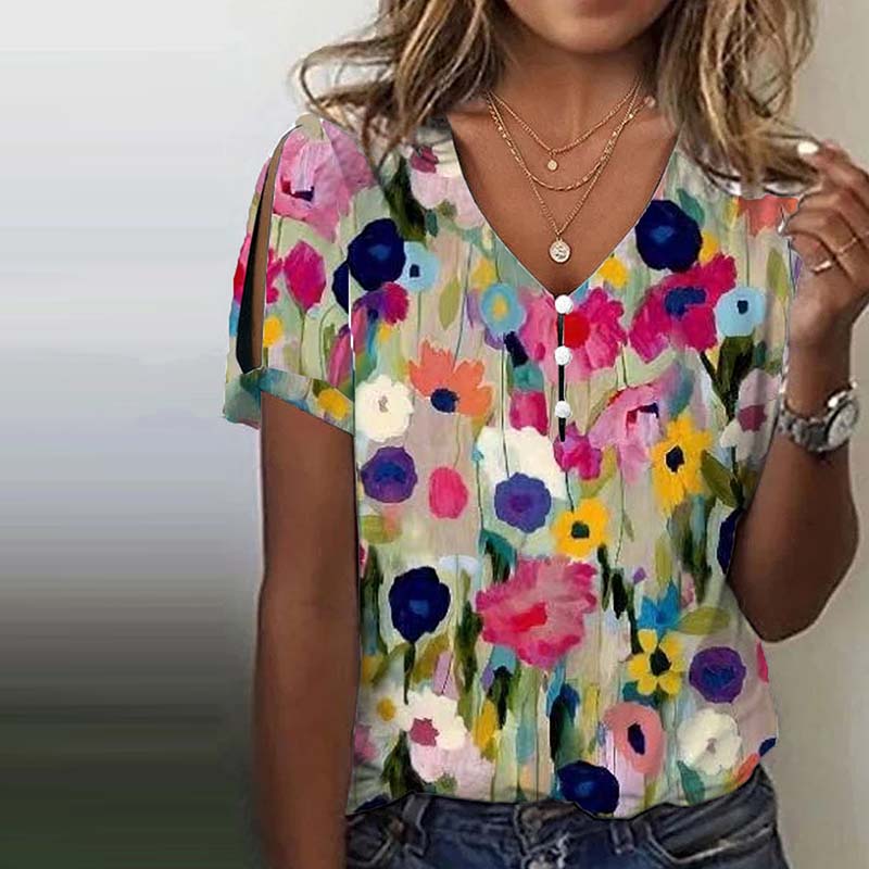 Cosima blouse | Kleur en bloemen, dag na dag