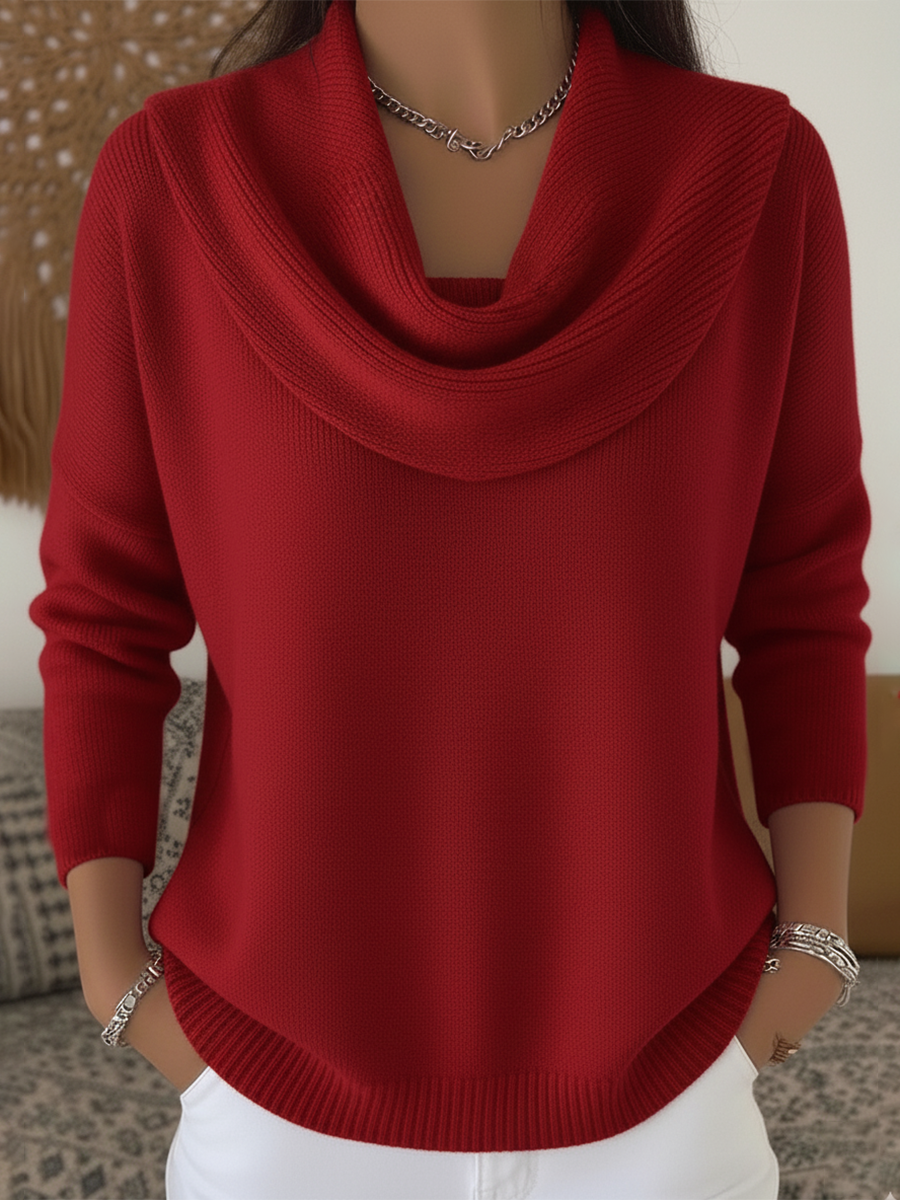 Costanza Cowl Collar Sweater | Warm, elegant, altijd op zijn plek