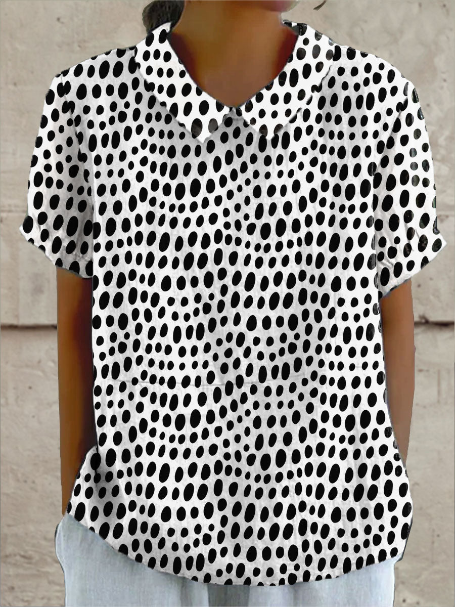 Cristina | Polkadot blouse