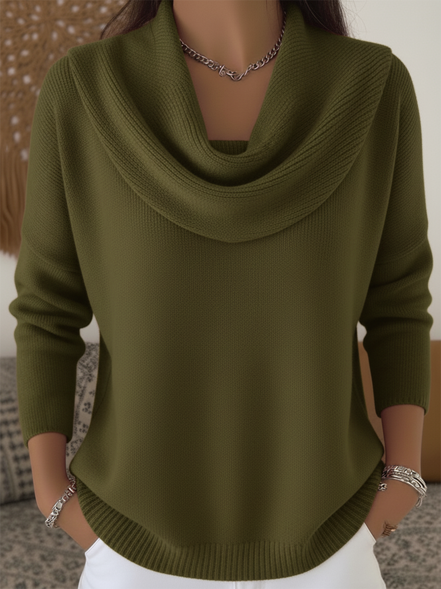 Costanza Cowl Collar Sweater | Warm, elegant, altijd op zijn plek