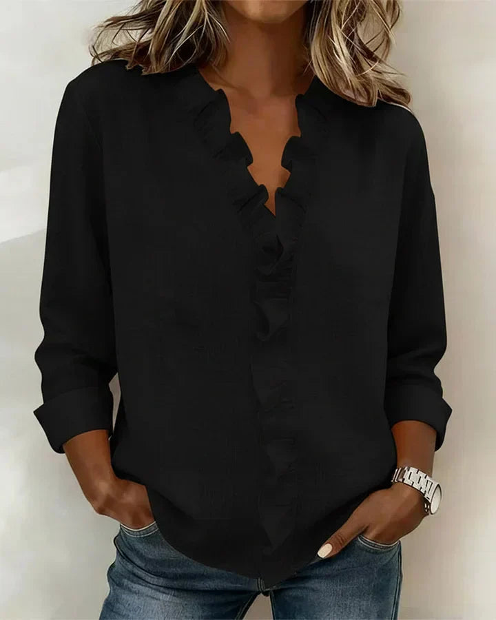 Amata blouse | Zacht, romantisch en altijd op zijn plek