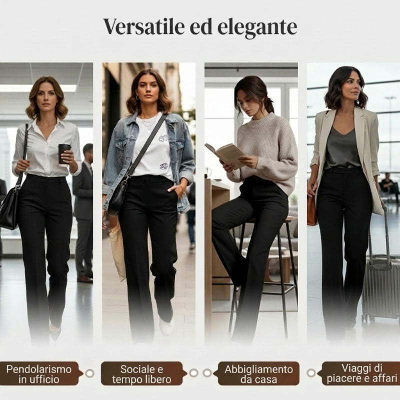 Alba Stella Signature High-Waist Pantalon