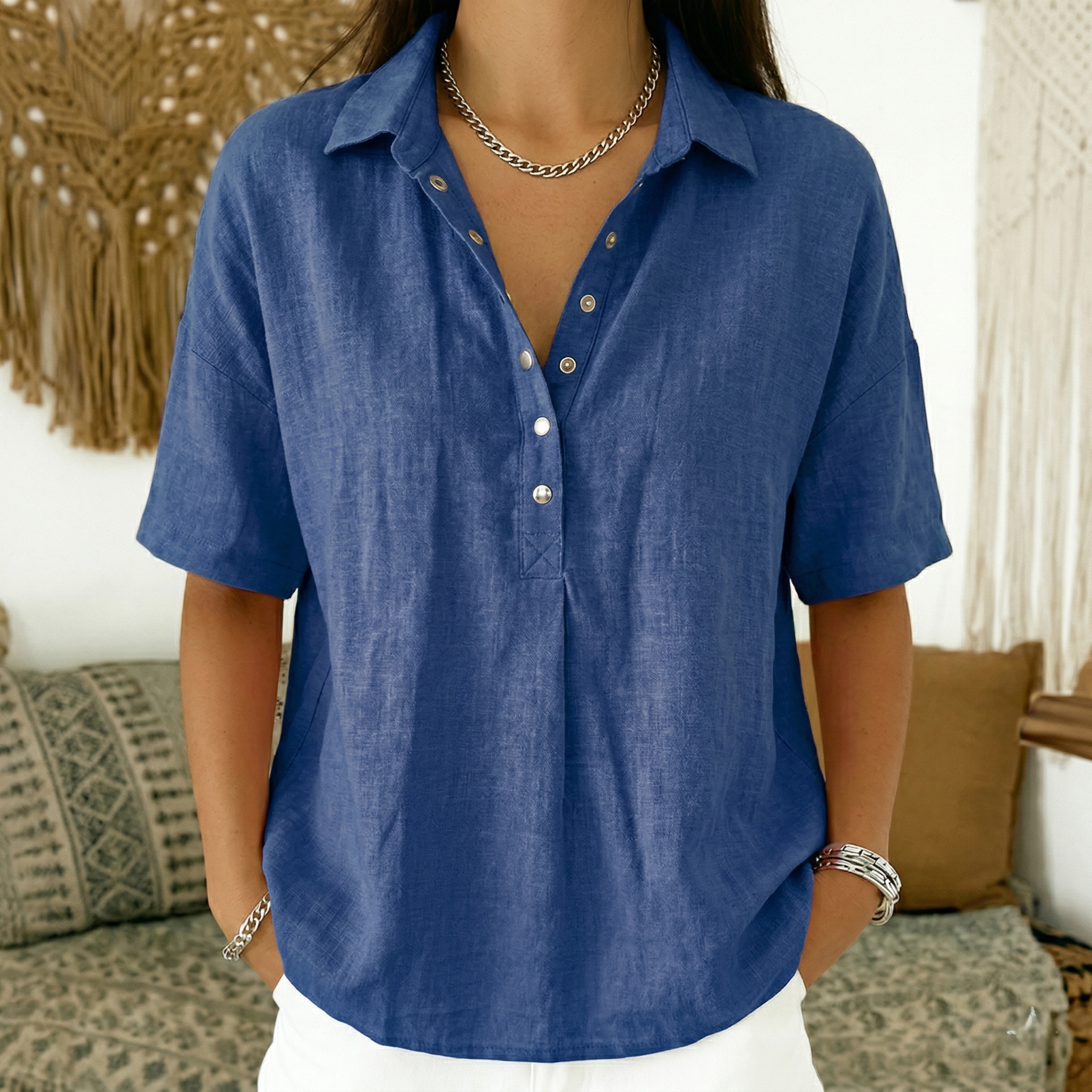 Laura blouse | Klassiek, aangenaam, altijd goed
