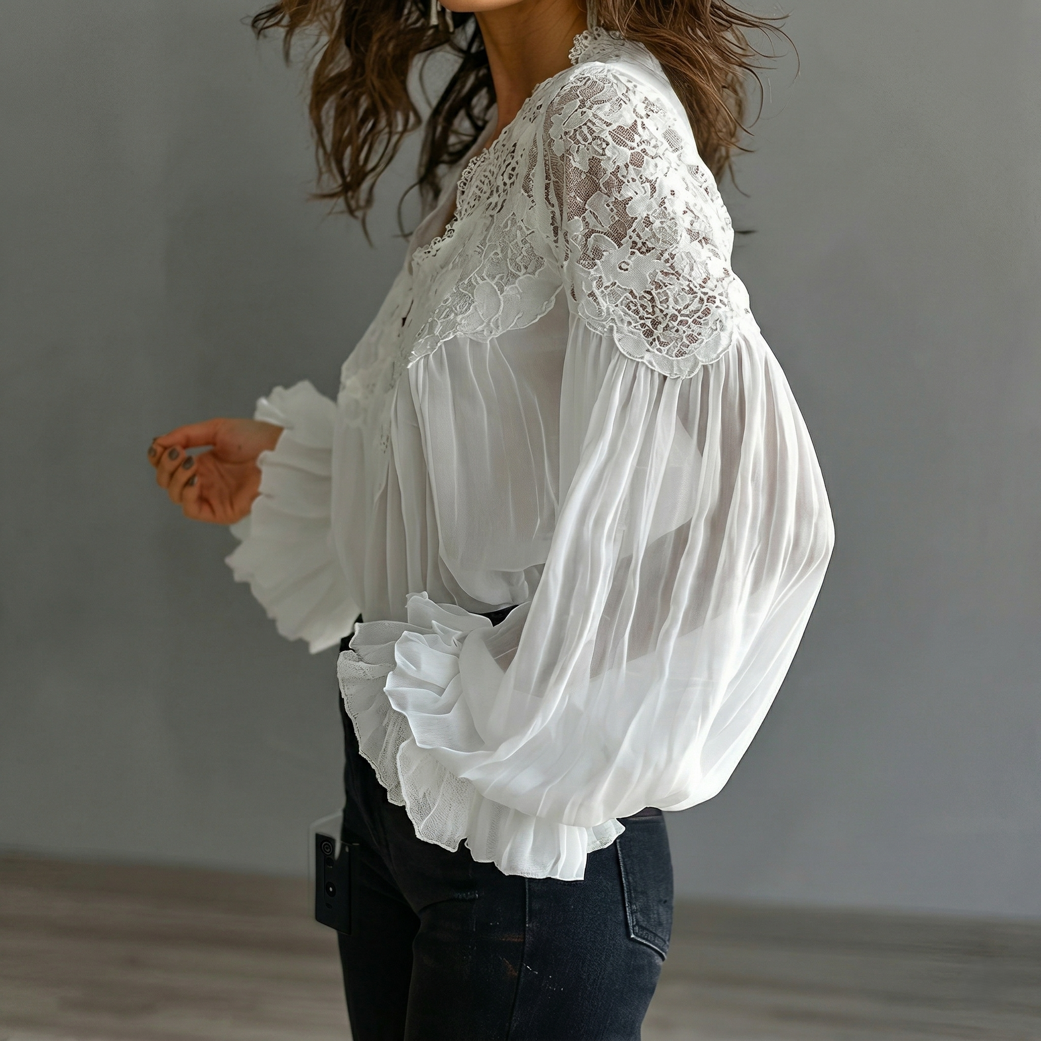 Lorena blouse | Romantisch, elegant, en altijd passend