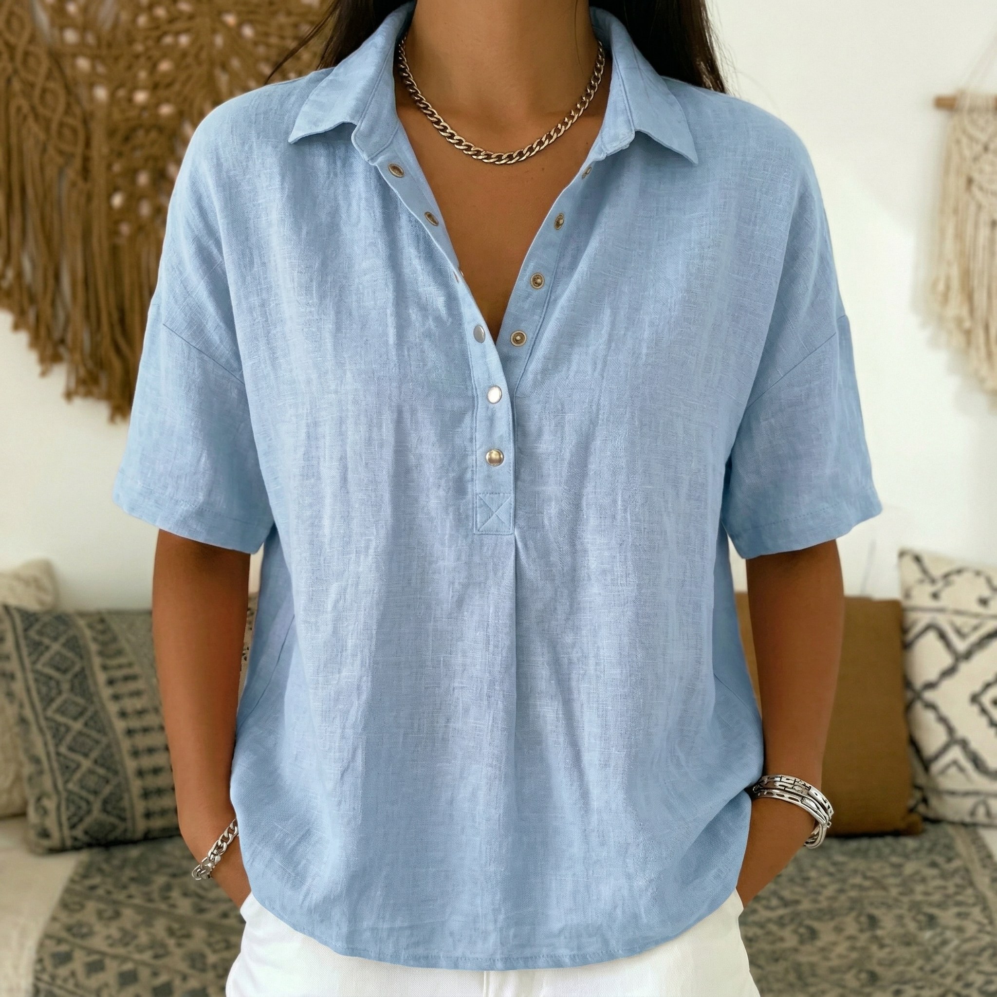 Laura blouse | Klassiek, aangenaam, altijd goed