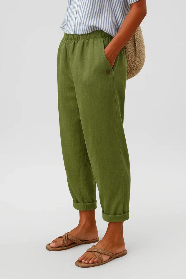 Romina | Tijdloze Linnen-Katoenen Broek