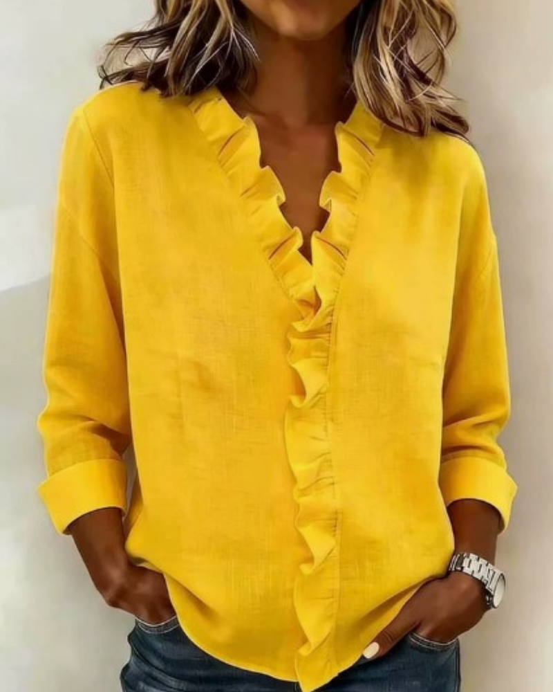 Amata blouse | Zacht, romantisch en altijd op zijn plek