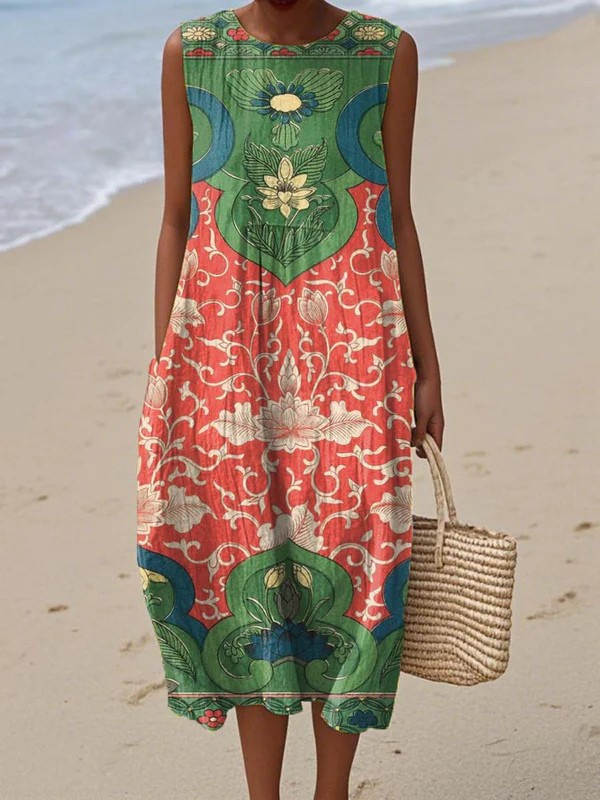 Alessandra | Bohemian Midi Jurk