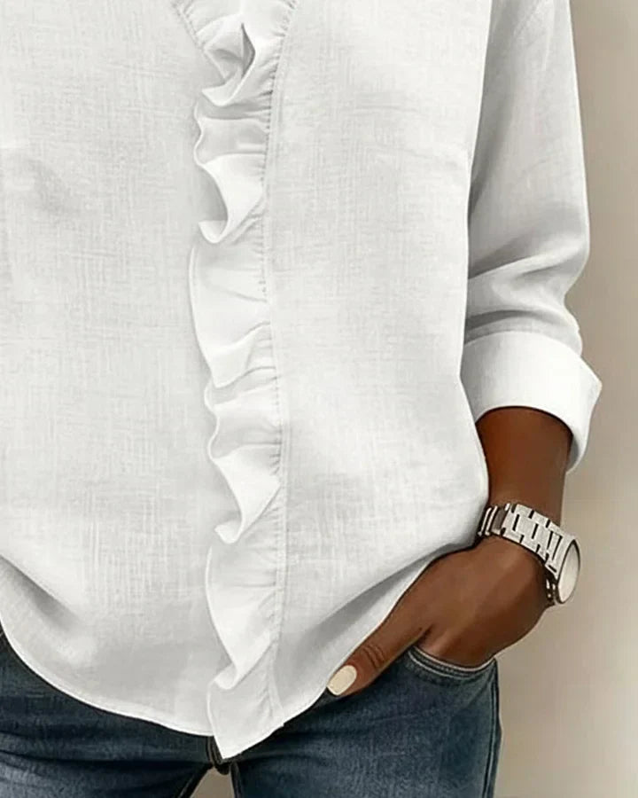 Amata blouse | Zacht, romantisch en altijd op zijn plek