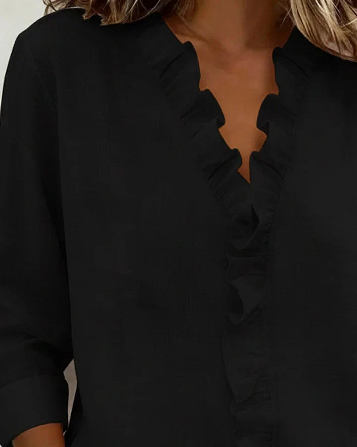 Amata blouse | Zacht, romantisch en altijd op zijn plek