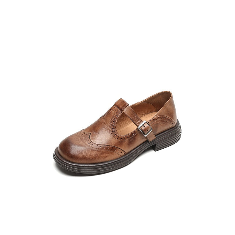 Mattea | Elegante Mary Janes met een luxe leerlook