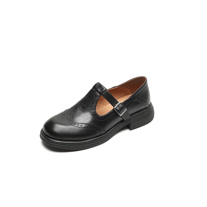 Mattea | Elegante Mary Janes met een luxe leerlook
