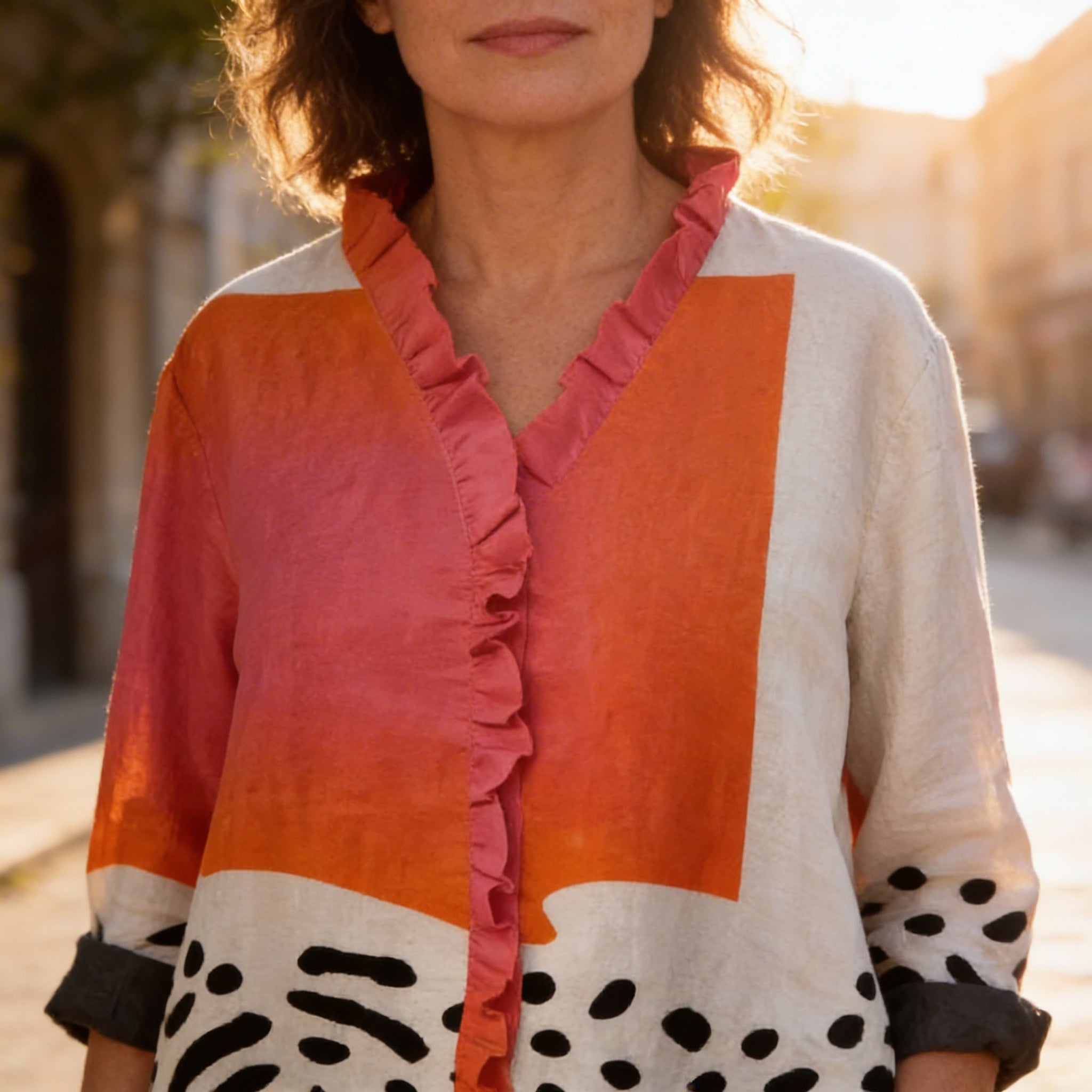 Flora Blouse | Een kunstzinnig stuk voor een flatterende look